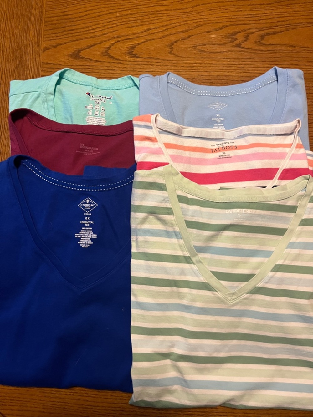 Champion Women’s Short Sleeve Tees - Light Blue, Teal & Magenta Bundle